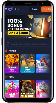 K8 Casino mobile app